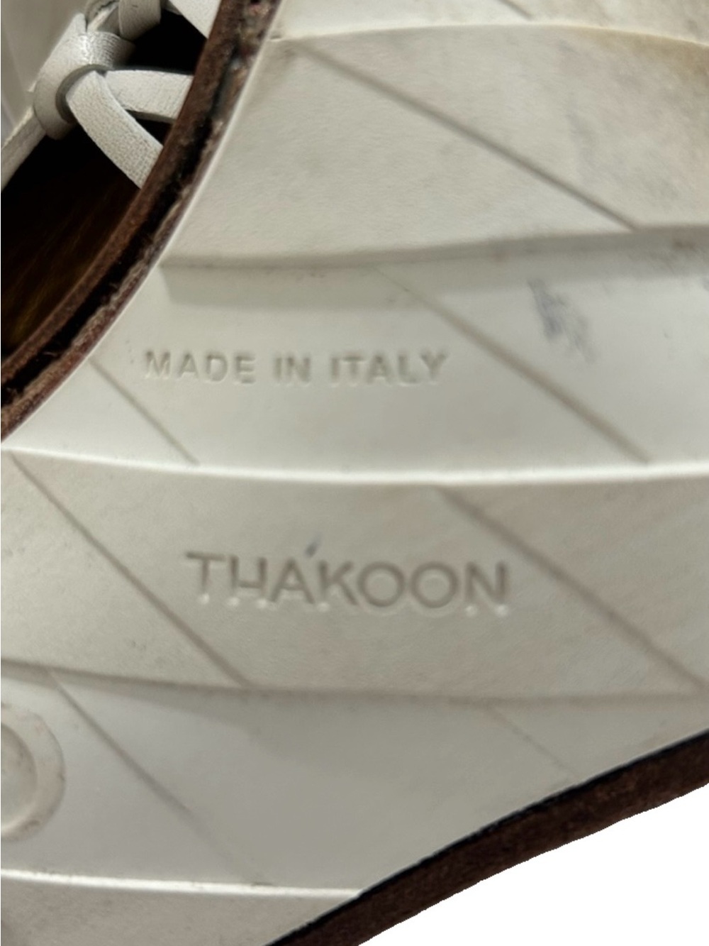 Thakoon Leather Huarache Inspired Ankle Strap Heels Made in Italy EU 37.5 - Picture 11 of 14